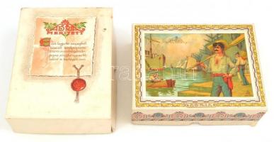 Adria merített papír, Adria borítékok, eredeti litho dobozukban, teli dobozok, 2 db