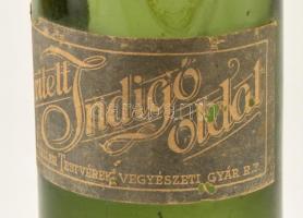 Müllert Testvérek Antrachen Tinta és Sűrített Indigó üveg, 2 db, kopásnyomokkal, m: 24 és 28 cm