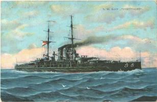 SMS Tegetthoff az Osztrák-Magyar Haditengerészet Tegetthoff-osztályú csatahajója / K.u.K. Kriegsmarine SM Schiff Tegetthoff / WWI Austro-Hungarian Navy Tegetthoff-class battleship