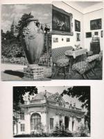 Kb. 200 db MODERN magyar fekete-fehér retro képeslap kisebb településekkel / Cca. 200 modern Hungari...