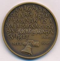 Bognár György (1944-) 1990. MÉE Budapest / Nagy Imre a magyar nép mártírja Br emlékérem (42,5mm) T:1 Adamo BP32