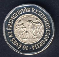 1979. "MÉE-Keszthely" Ag 4,1g kisalakú piefort(vastag) veret T:PP