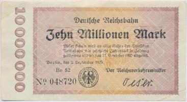 Németország / Weimari Köztársaság 1923. 10.000.000M T:III Germany / Weimar Republic 1923. 10.000.000 Mark C:F