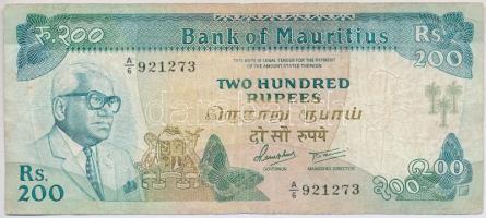 Mauritius 1985. 200R T:III  Mauritius 1985. 200 Rupees C:F Krause KM#39