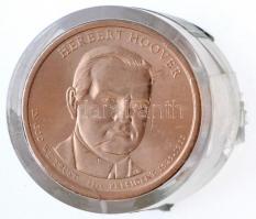 Amerikai Egyesült Államok 2014P 1$ "Herbert Hoover" (12x) "DANBURY MINT" sérült ...
