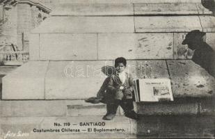 Santiago Newspaper-boy