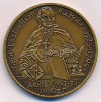 Lebó Ferenc (1960-) 1990. "MÉE Eger / Gróf Eszterházy Károly" Br emlékérem (42,5mm) T:1,1-...