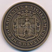 Bognár György (1944-) 1991. "MÉE Nógrád Megyei Szervezete - Salgó vára" Br emlékérem (42,5...