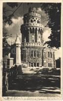 1949 Budapest XII. János-hegy az Erzsébet kilátóval + Postakezelőhely