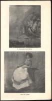 1899 A Nemzeti Szalon téli tárlatának katalógusa. Bp., (1899), Légrád-ny.,19+1 p.+ 11 t. (Táblánként...