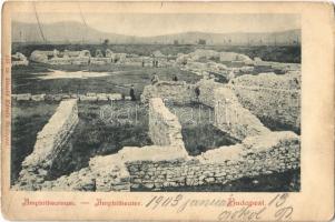 1903 Budapest III. Amphitheatrum (Aquincum). Divald Károly 130. (EK)