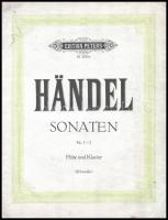 2 db kotta - Händel: Sonaten, Flöte und Klavier; Gariboldi: Übungen, Flöte.
