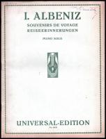 I. Albeniz: Reiseerinnerungen, piano solo. Kiadói papírkötés, jó állapotban.