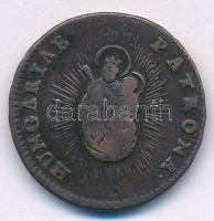 1763. 1 Denár Cu "Mária Terézia" T:2-
Huszár: 1756., Unger III.: 1278