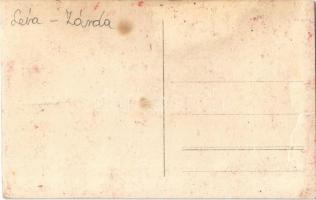 Léva, Levice; Irgalmas Nővérek Intézete, zárda / nunnery. photo (szakadás / tear)