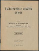 1935 Szeged, Bergendy Szilveszter: Magyarország és Ausztria uniója, 16p