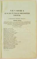 1848 Felséges Első Ferdinánd Ausztriai Császár, Magyar- és Csehországnak e néven ötödik apost. királ...