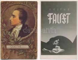 18 db főleg RÉGI képeslap Goethe Faust c. művéből / 18 mostly pre-1945 postcards from Goethes Faust