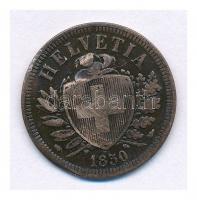 Svájc 1850A 2r Br T:2- 
Switzerland 1850A 2 Rappen Br C:VF 
Krause KM#4.1