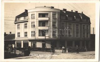 1929 Zólyom, Zvolen; Krajsky Robotnicky Dom / Megyei munkásotthon, kerékpár / regional workers home, bicycle. Foto Sabitscher