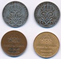 Svédország 1943-1965. 2ö (4xklf) T:2
Sweden 1943-1965. 2 Öre (4xdiff) C:XF