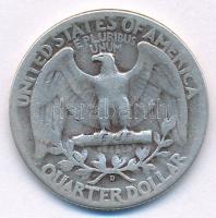 Amerikai Egyesült Államok 1945D 1/4$ Ag "George Washington" T:2-,3
USA 1945D 1/4 Dollar A...