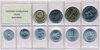 1986. 2f-20Ft (10xklf) érmés forgalmi sor fóliatokban T:1 Adamo FO19