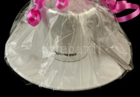 Nespresso porcelán mokkás csésze, csészealjjal, kanállal, csomagolásban, 3 db