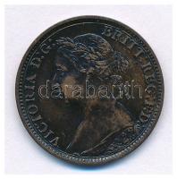 Nagy-Britannia 1884. 1f Br Viktória T:2 Great Britain 1884. 1 Farthing Br Victoria C:XF