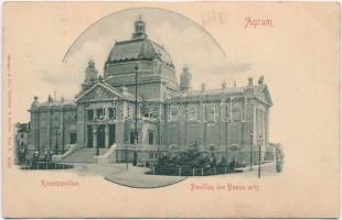 1905 Zagreb, Agram; Kunstpavillon / Pavillon des Beaux arts / Fine Arts Pavilion. Emb.