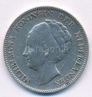 Hollandia 1924. 1G Ag I. Vilma T:2-  Netherlands 1924. 1 Gulden Ag Wilhelmina I C:VF