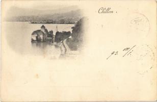 1893 (Vorläufer!) Veytaux, Chillon castle