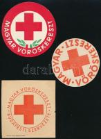 Vöröskeresztes címkék, 3 db