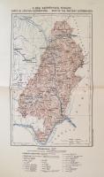 A régi Szörénység térképe, kiadja: Magyar Földrajzi Intézet Rt., 47×28 cm