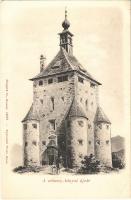 Selmecbánya, Schemnitz, Banská Stiavnica; Újvár. Myskovszki Viktor kiadása / Novy zámok / castle (EK)