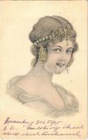 1902 Lady with headdress s: Schweisser (Rb)