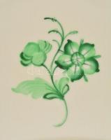 Herendi csontos tálka. Kézzel festett, jelzett, hibátlan