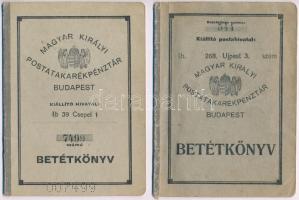 Vegyes államadóssági kötvény, biztosítási kötvény és 2db "Magyar Királyi Postatakarékpénztár&qu...