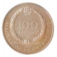 1983. 100Ft CuNi "Czóbel Béla" PRÓBAVERET T:BU felületi karc 
Hungary 1983. 100 Forint Cu...