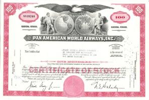 USA 1966-87. 6db klf részvény