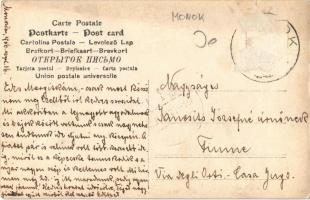 1906 Monok, előkelő társaság az udvaron. photo (Rb)