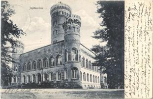 1911 Binz, Jagdschloss / hunting lodge, castle (tear)