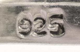 Ezüst(Ag) extravagáns gyűrű, jelzett, méret: 54, nettó: 6,1 g