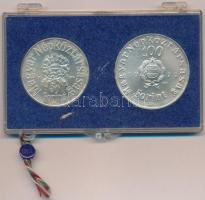 1973. 50Ft Ag + 100Ft Ag "Petőfi" pár bontott eredeti MNB plasztiktokban T:BU ujjlenyomat
...