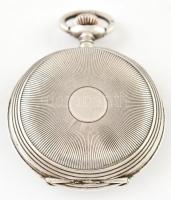 Ezüst(Ag) Remontoir zsebóra, jelzett, működik, d: 3 cm, bruttó: 27,8 g
