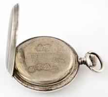 Ezüst(Ag) Remontoir zsebóra, jelzett, működik, d: 3 cm, bruttó: 27,8 g