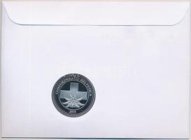 Svájc 2015. "200 Jahre in der Eidgenossenschaft" részben festett, ezüstözött fém emlékérem...