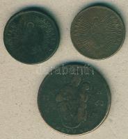 1763PH-KM Poltúra M.Theresia T:4+ + 1766. Rézdénár (2x) M.Theresia T:3/4+