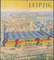 cca 1920-1930 Mein Leipzig lob ich mir. Leipzig, én., Ratsverkehrsamt. Német nyelvű utazási prospekt...