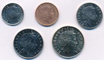 Bermuda 2000-2009. 1c-1$ (5xklf) T:1,1-
Bermuda 2000-2009. 1 Cent - 1 Dollar (5xdiff) C:UNC,AU